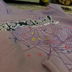 Purple Graphic Hoodie